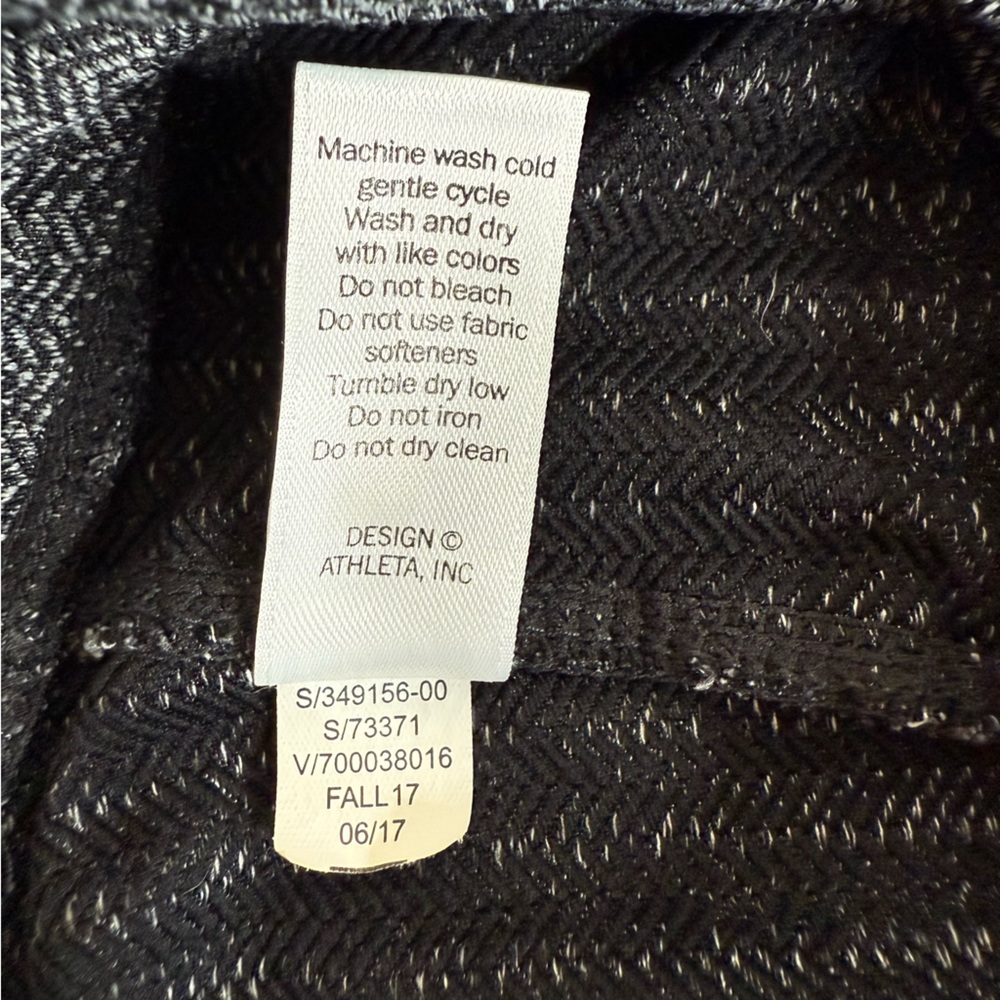 Athleta Herringbone Metro High Waisted Yoga Pants Leggings EUC Like New SMALL - Picture 12 of 14